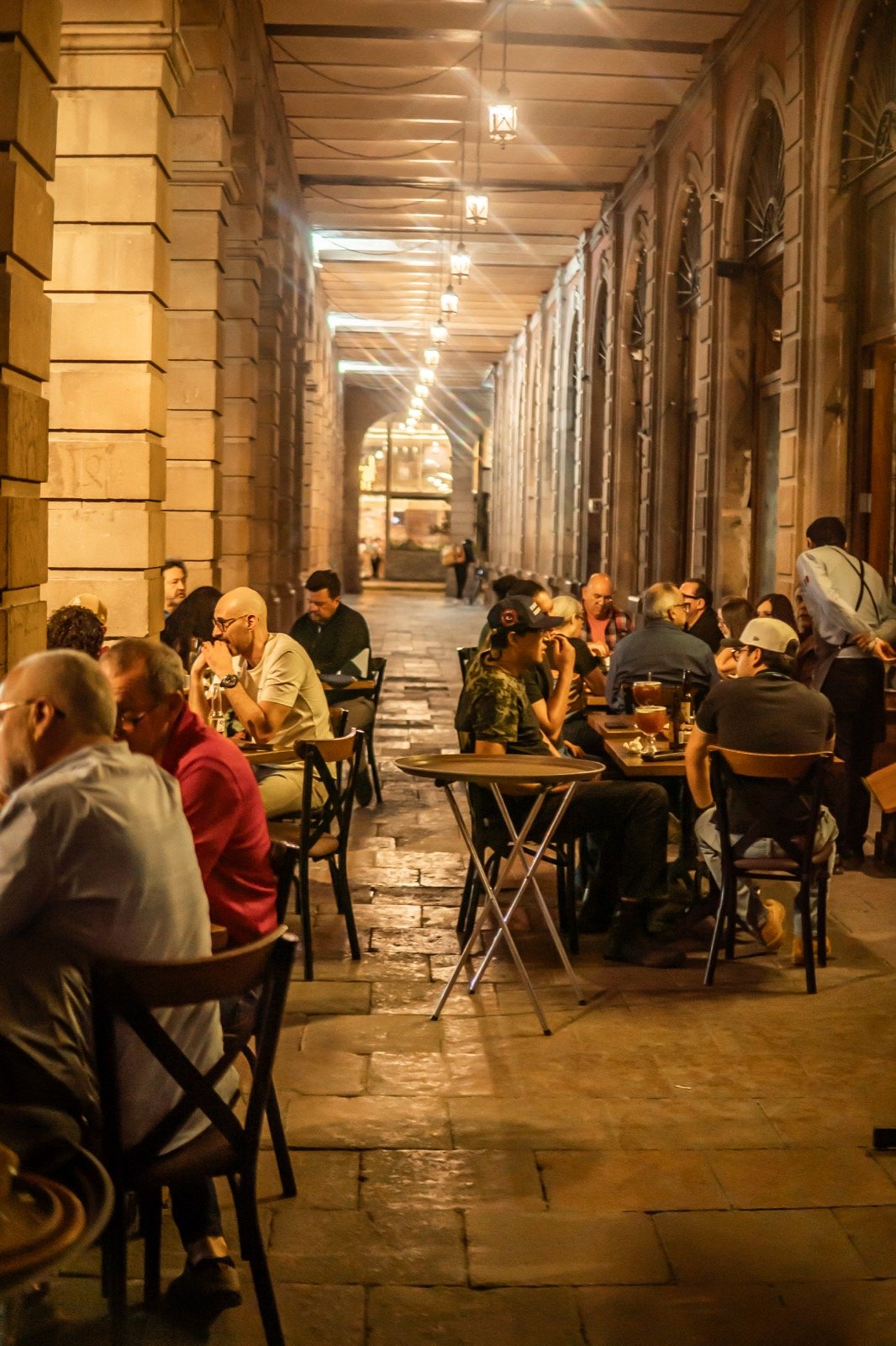 The terrace