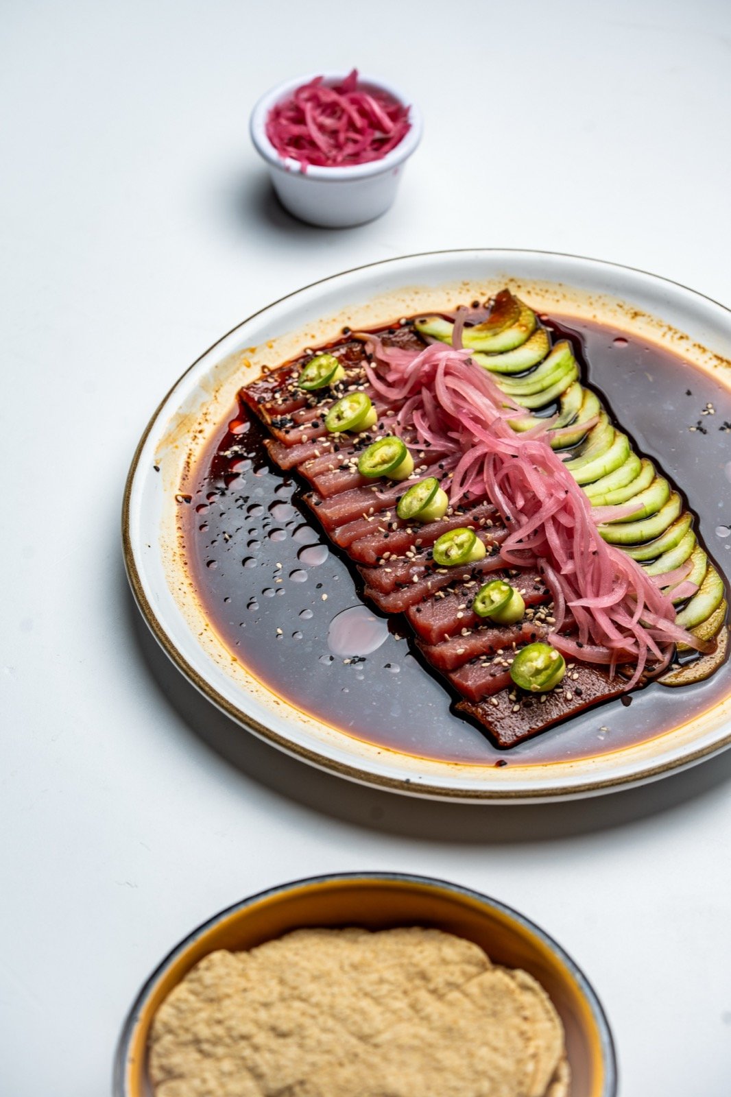 From the menu